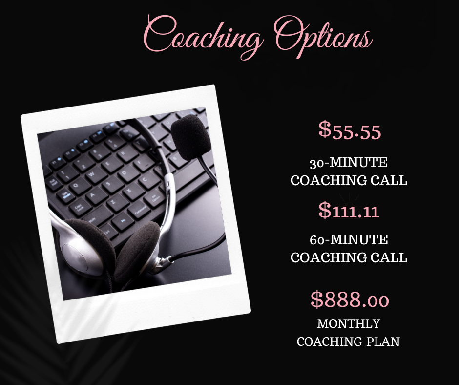 Coaching Pricing List